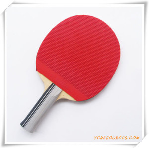 Promotion Table Tennis Racket OS08001, Available in Plastic Package, One Side Black and One Side Red